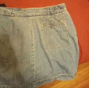 Cherokee Denim Skort